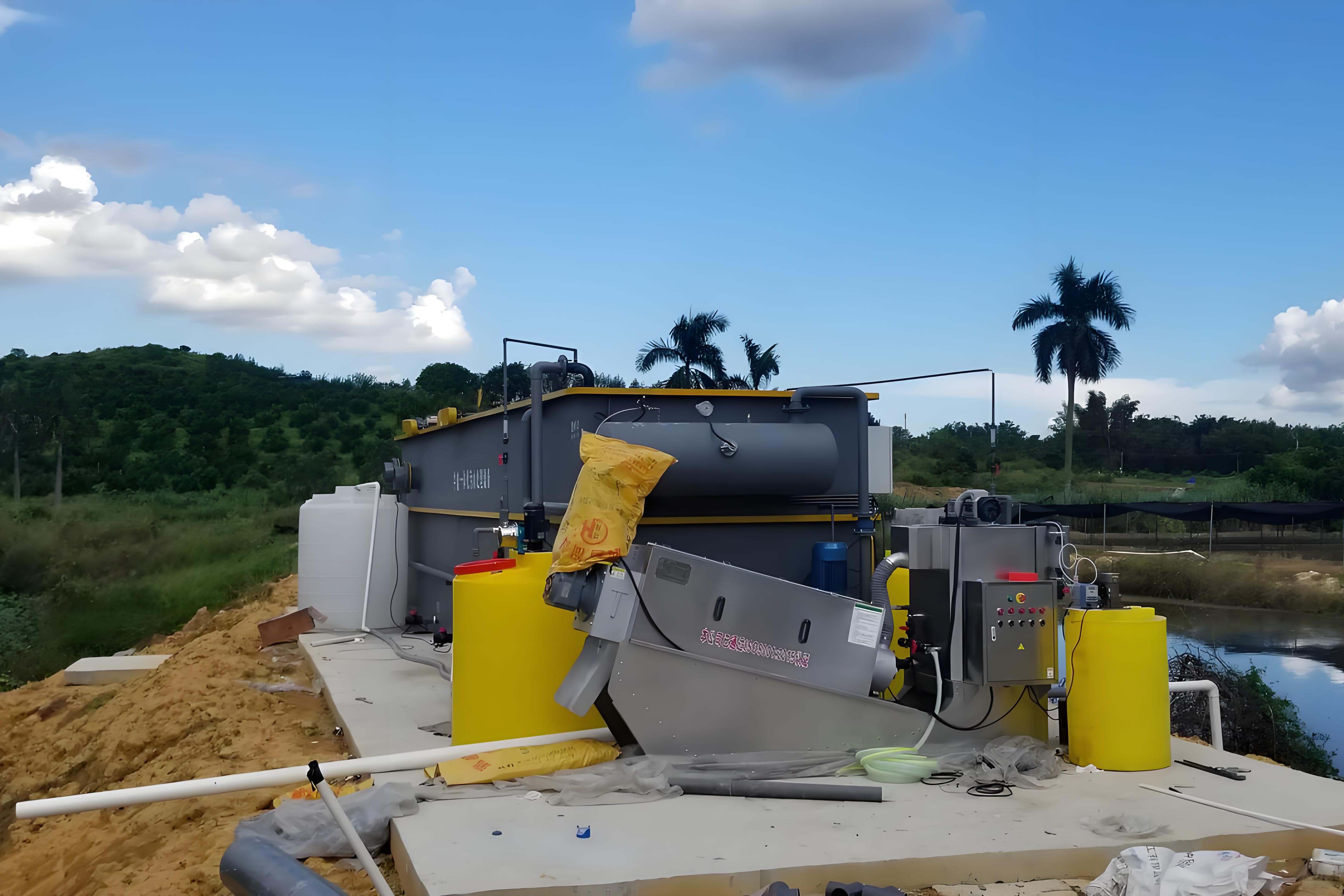 长安污水项目设备安装